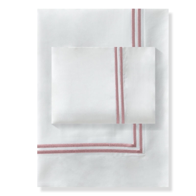 Haus Juego De Duvet Classic 300 Hilos King Rosado.
