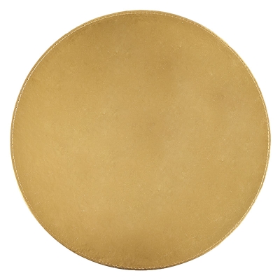 Haus Individual redondo Dorado 12".