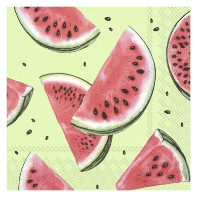 Servilletas De Papel Watermelon 10".