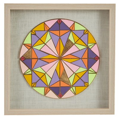 Cuadro Geo Multicolor 20" x 20".