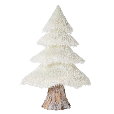 Adorno Árbol Blanco 10" x 4" x 16".