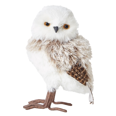 Buho Blanco 7" x 6" x 11".