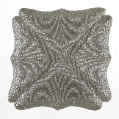 Individual Pedrería Plata 14".