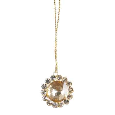 Colgante Brillante Dorado 5".