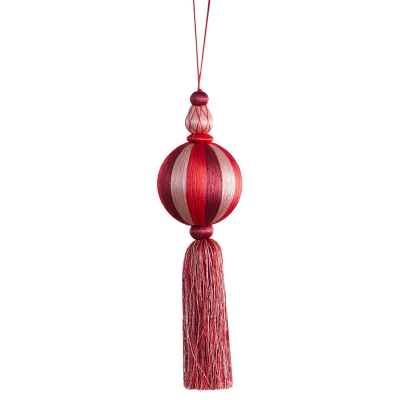 Bola De Navidad Con Borla 6".
