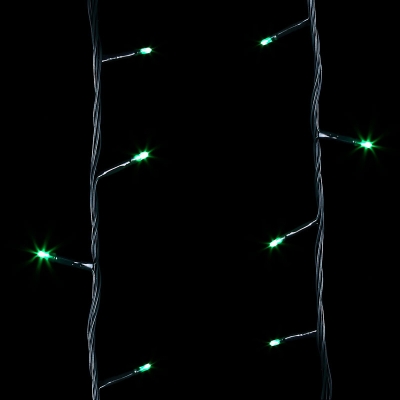 Luces De Navidad Verde 100 Bombillas.