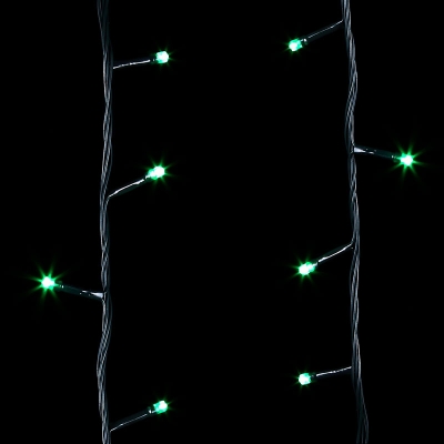 Luces De Navidad Verde Led 100 Bombillas.