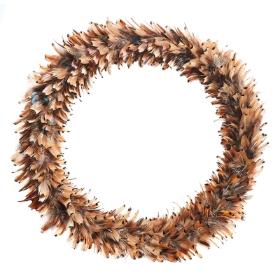 Corona de Plumas Faisán 24".