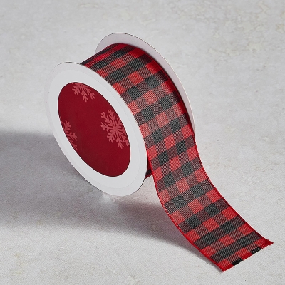Cinta Rojo Y Negro 10yd.