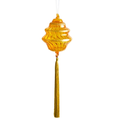 Colgante Con Borla Ambar 15".