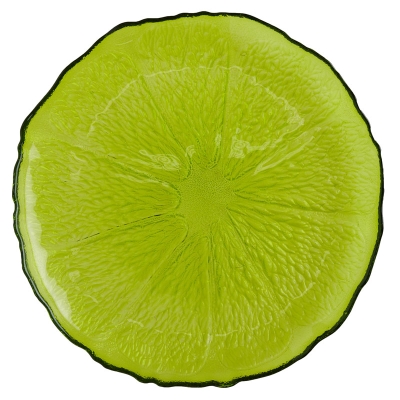 Plato Llano Citrus Verde.