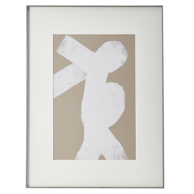Cuadro Figura Taupé 24" x 31".