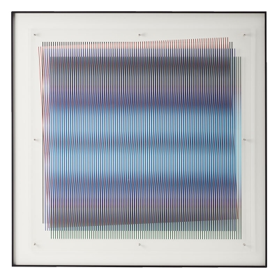 Cuadro Tonos Azul 31" x 31".