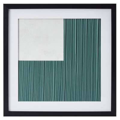 Cuadro Figura Verde 16" x 16".