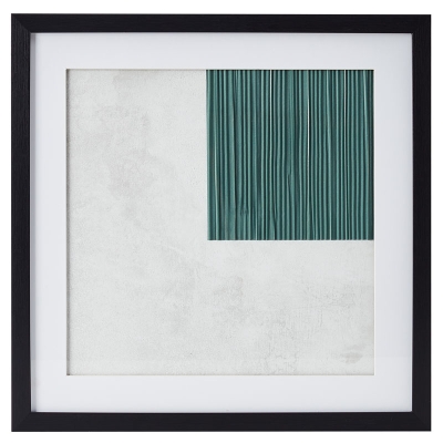 Cuadro Figura Verde 16" x 16".