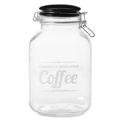 Contenedor De Vidrio Para Café Grande.