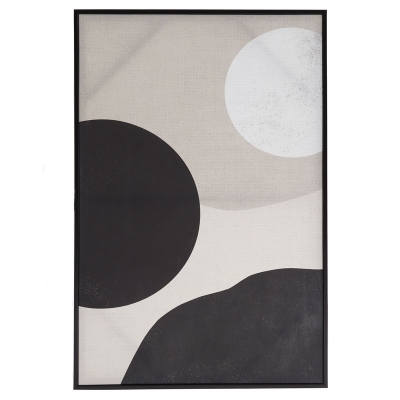 Cuadro Geo Manchas Taupé 24" x 35".