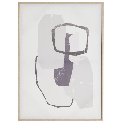 Cuadro Abstracto Gris 20' x 27.5".