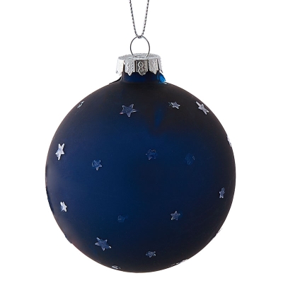 Bola De Navidad Azul 3".