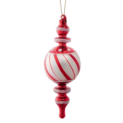 Colgante Rojo Y Blanco 8".