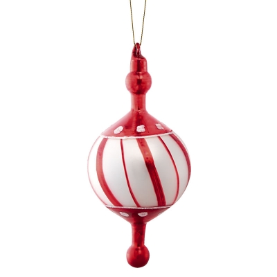 Colgante Rojo Y Blanco 6".