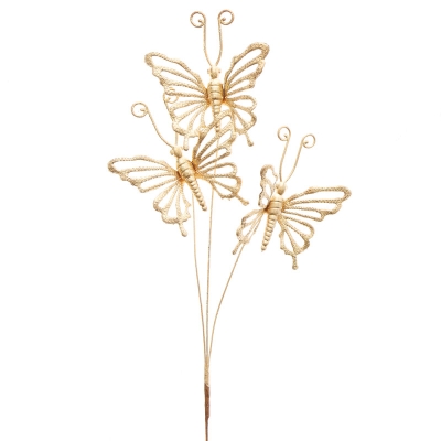 Rama De Mariposas Dorado.