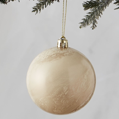 Bola De Navidad Champagne 3".