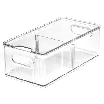 The Home Edit Organizador Rectangular Con Divisor Grande.