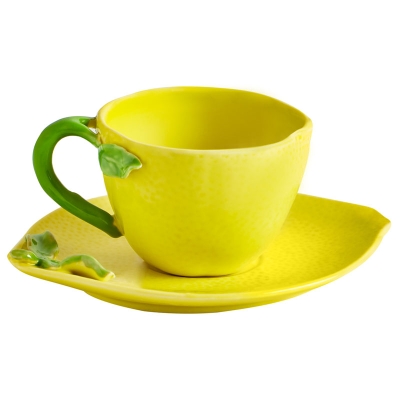 Haus Taza Con Plato Lemon.