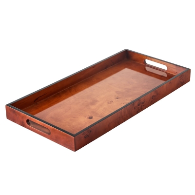 Bandeja Carter Rectangular Naranja.