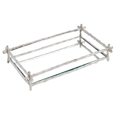 Bandeja Rectangular Plata.