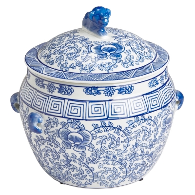 Bowl Con Tapa Azul.