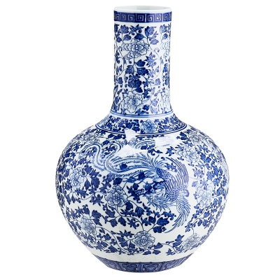 Tibor Blanco y Azul Grande.