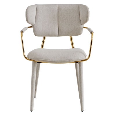 Silla Snupy Con Brazo Gris Claro.