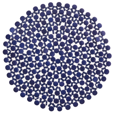 Individual Bamboo Azul 15".