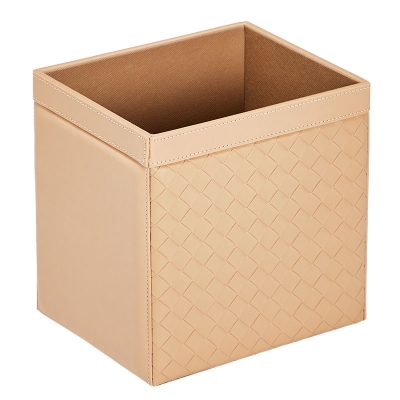 Haus Basurero Rectangular Crema.