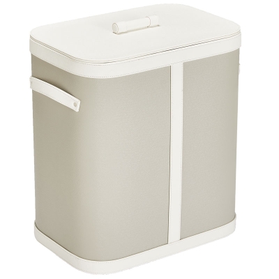 Haus Hamper Gris y Blanco.