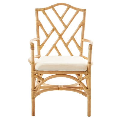 Silla Con Brazo Chippendale.