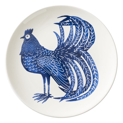 Haus Plato De Postre Ralph Azul.