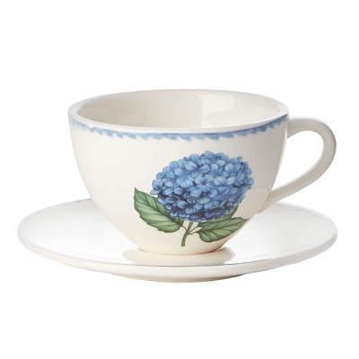 Haus Taza Con Plato Jardins.