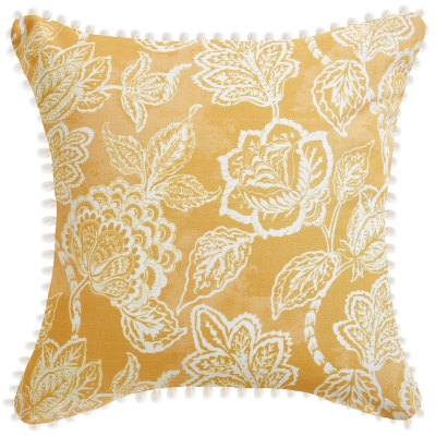 Haus Funda De Cojín Willow Amarillo.
