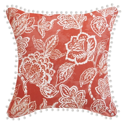 Haus Funda De Cojín Willow Naranja.