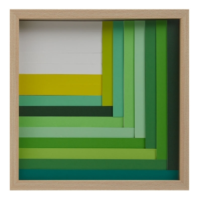 Cuadro Tonos Verde 23.6" x 23.6".