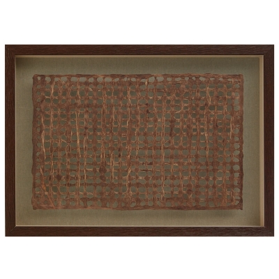 Cuadro Marrón Oscuro 19.6" x 27.5".