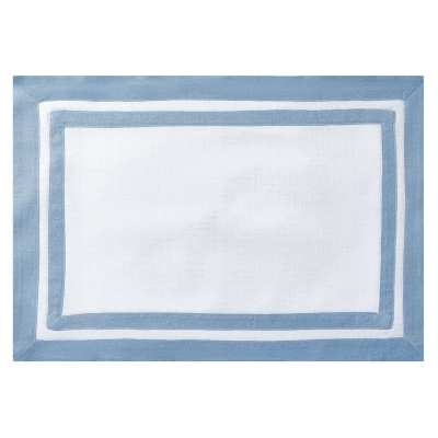 Haus Individual Border Azul Claro 13" x 19".