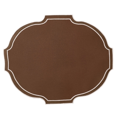Haus Individual Cristal Marrón 19" x 15".