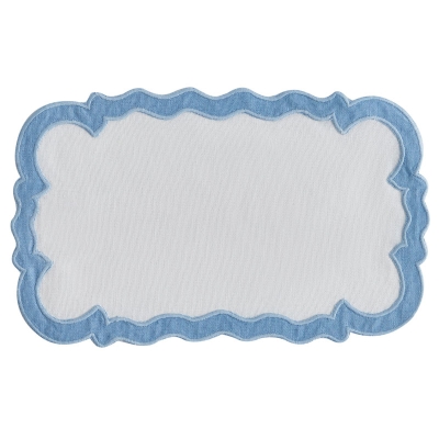 Haus Doiler Cristy Azul Claro 6" x 10".