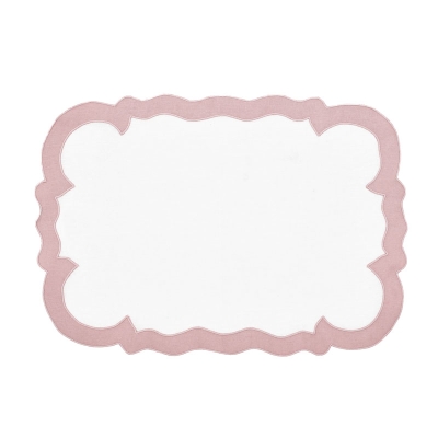 Haus Doiler Cristy Rectangular Rosado 8 x 12".