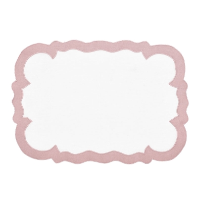 Haus Doiler Cristy Rectangular Rosado 13" x 19".