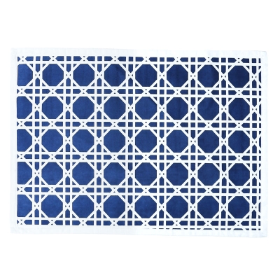 Haus Individual Canes Azul 14" x 20" Juego de 2.